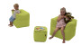 Children&#39;s textile garden chair MODULTEX KIDS (light green)