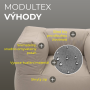 MODULTEX textile modular set for 7-8 people (cappuccino)