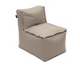 MODULTEX textile modular lounger (cappuccino)