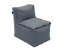 MODULTEX textile modular lounger (grey)