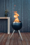 HÖFATS Moon 45 portable grill fire pit for wood and pellets with a high base