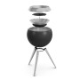 HÖFATS Moon 45 portable grill fire pit for wood and pellets with a high base