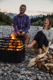 Barbecue portable fire pit HÖFATS Cube black