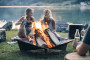 HÖFATS Triple portable barbecue fire pit