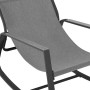 Metal rocking chair FELIX (anthracite)