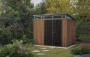 Garden house area 279 x 216 cm (brown-anthracite)