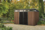 Garden house area 342 x 216 cm (brown-anthracite)