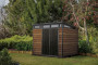 Garden house area 279 x 216 cm (brown-anthracite)