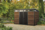 Garden house area 342 x 216 cm (brown-anthracite)