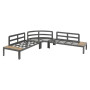 NEW YORK aluminum set for 6 people (anthracite)