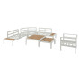 NEW YORK aluminum set for 6 people (white)