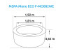 Mobile hot tub MSPA Frame Mono ECO F (1120 l)