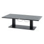 Aluminum extendable table LYON 150x80 cm (anthracite)