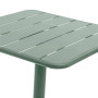 Aluminum table RUBBY 65x65 cm (olive)