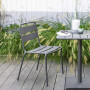 RUBBY aluminum chair (anthracite)