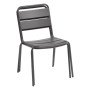 RUBBY aluminum chair (anthracite)