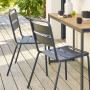 RUBBY aluminum chair (anthracite)