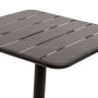 Aluminum bar table RUBBY 65x65 cm (anthracite)