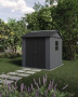 Garden house area 230 x 224 cm (gray-anthracite)