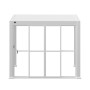 Polycarbonate sliding door for gazebo MEGAN 3.6 m (white)