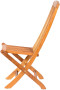 Folding teak chair UGO