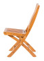 Folding teak chair NOEMI