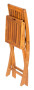 Folding teak chair NOEMI