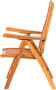 Folding teak armchair VERONA