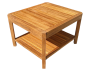 Teak shelf ALESANDRO III