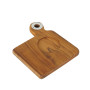 Shallot teak coffee tray