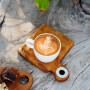 Shallot teak coffee tray