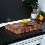 Teak cutting board CELERY