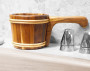 Teak water scoop BIBI