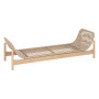 Luxurious acacia chaise longue/bench ZARAGOZA