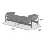 Luxurious acacia chaise longue/bench ZARAGOZA