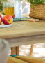 Garden dining table made of acacia ZARAGOZA 210x100 cm