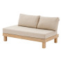 OHIO luxury acacia corner set for 6 people