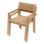 Luxurious dining chair made of acacia ARIZONA