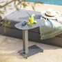 Aluminum side table MADRID (anthracite)