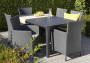 Plastic garden table UNION (anthracite)