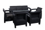 Garden rattan set THALIA anthracite