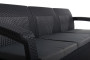 Garden rattan set THALIA anthracite