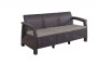 Garden rattan sofa CORFU LOVE SEAT MAX (brown)