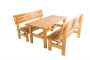 Solid wooden garden bench TEA 04 with a thickness of 38 mm