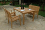 Garden teak set HARMONY 1+2+1