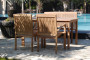 Garden teak set HARMONY 1+2+1