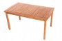 Fixed garden table rectangle HARMONY 150x90 cm (teak)