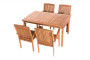 Fixed garden table rectangle HARMONY 150x90 cm (teak)