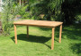 Fixed garden table rectangle HARMONY 150x90 cm (teak)