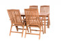 Teak garden set LAGUNA IV. 1+4